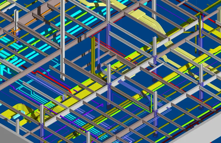 Topaz data center MEP coordination model
