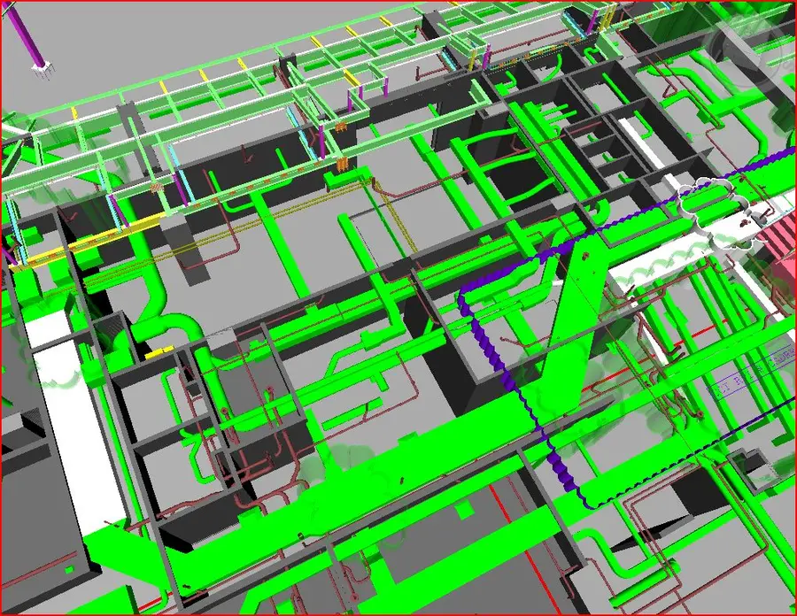 As-built MEP coordination model from scan data
