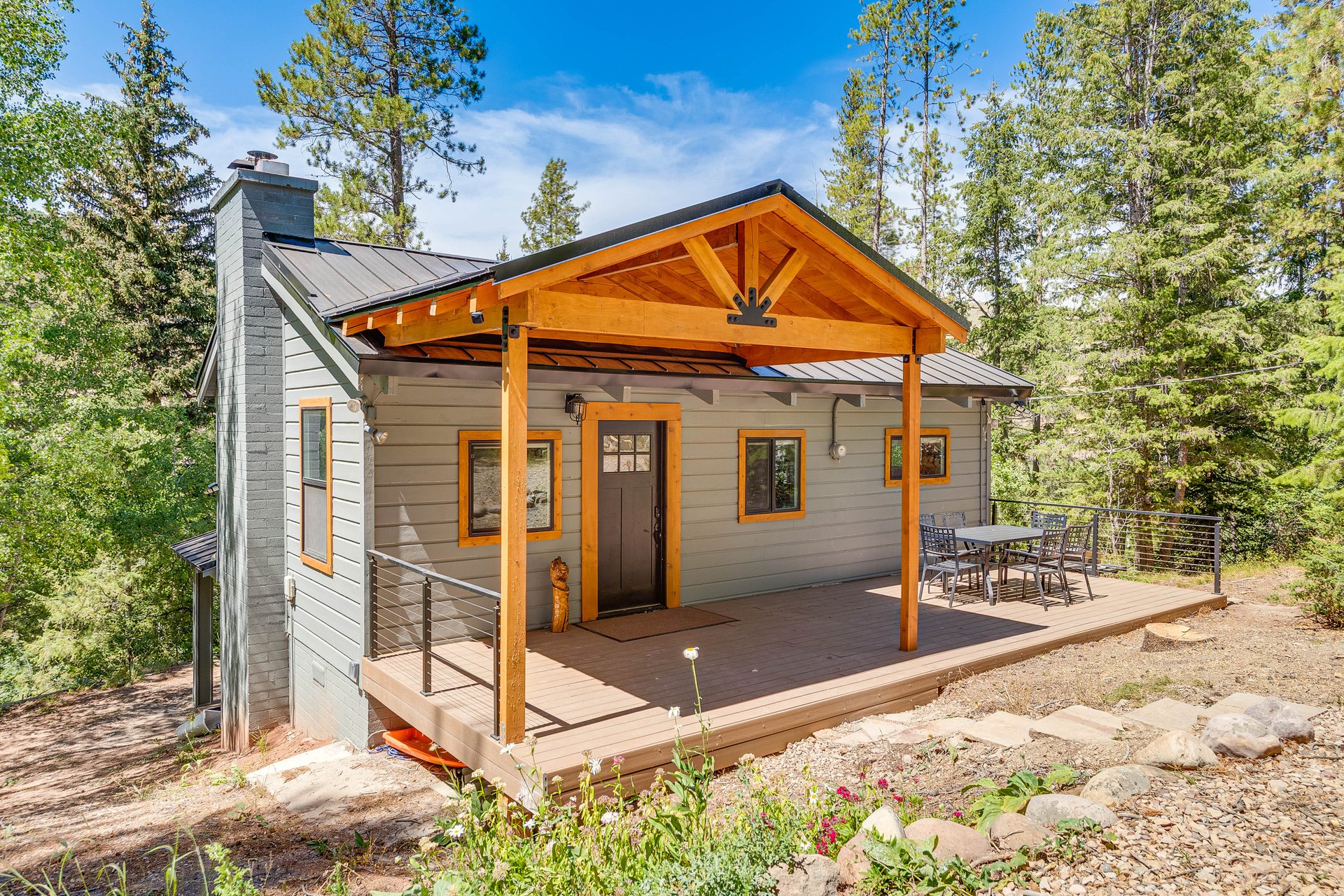 Oakley cabin after remodel